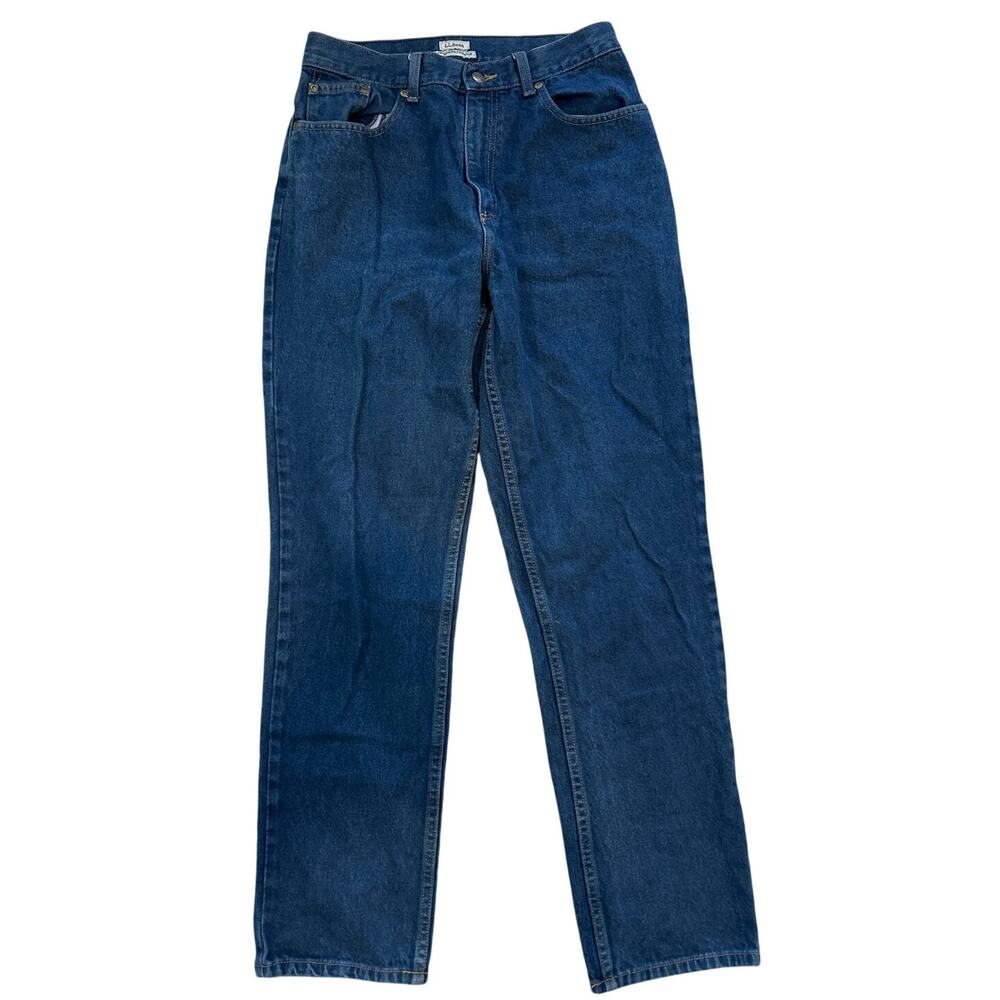 L.L. Bean Vintage Y2K Medium Wash Original Fit Relaxed Jeans Old Money 30x32